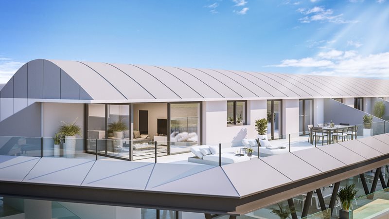 Lichtdurchflutete Penthouse Wohnung mit einzigartigem Meerblick und SPA