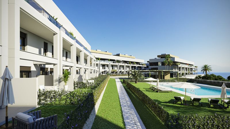 Moderne Penthäuser mit Dachterrasse und Maisonette Wohnungen mit Garten