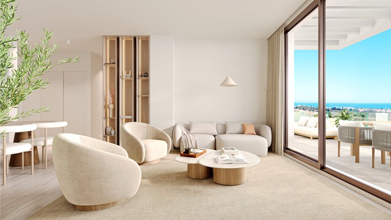 Modernes Wohnen zwischen Natur und Meer in Mijas