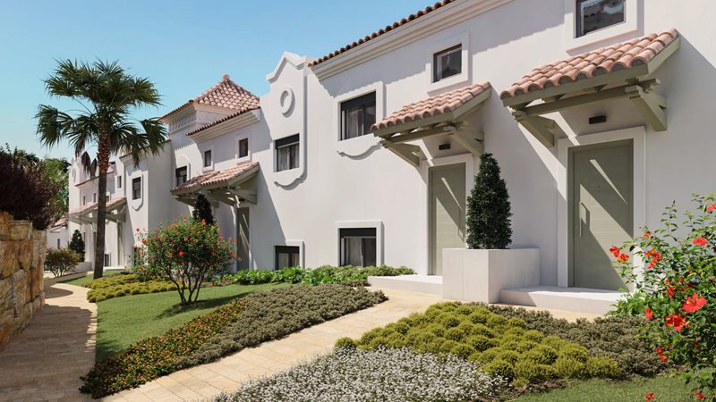 Mediterrane Reihenhäuser mit modernem Komfort am Golfplatz